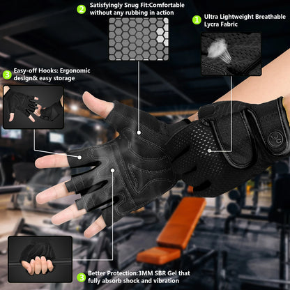 Gym Gloves – Half Finger Training Gloves